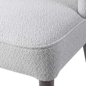 Brie Armless Chair, White (2 per box)