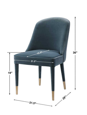 Brie Armless Chair, White (2 per box) (Copy) (Copy)