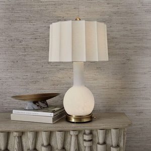 Light hearted table lamp