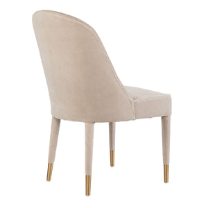 Brie Armless Chair, Champagne (2 per box)