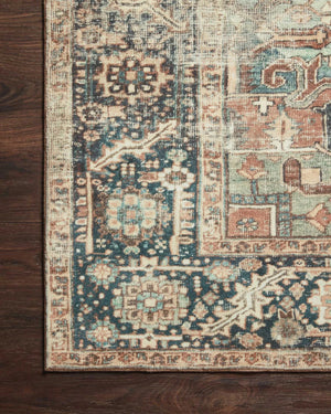 Margot - 02 terracotta/Lagoon