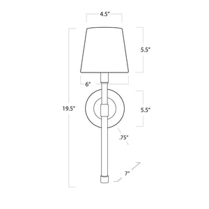 Auburn Crystal Sconce