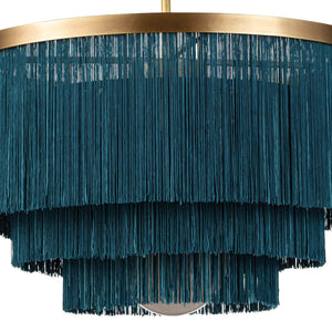 Cabaret Fringe Chandelier