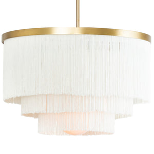 Cabaret Fringe Chandelier