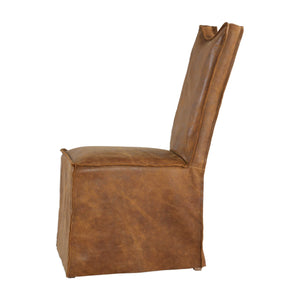 Delroy Armless Chair, Cognac 2 Per Box
