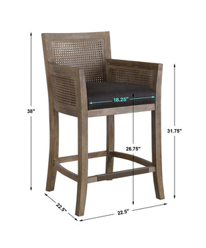 Encore Counter Stool, Gray