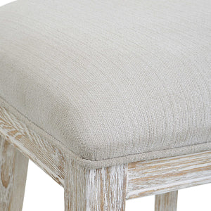 Idris Counter Stool, White