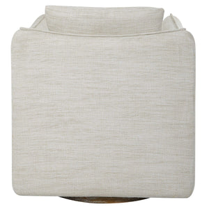 Corben Swivel Chair, White