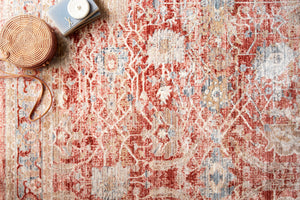 Claire-01 Red/Ivory