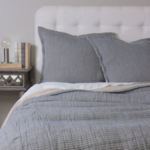 Dorian Coverlet- Indigo