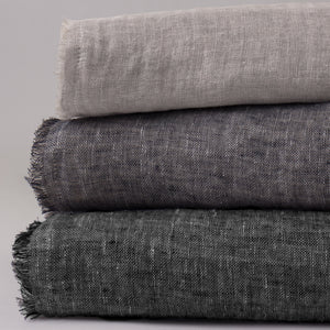 Kent Linen Bedspread- Asphalt