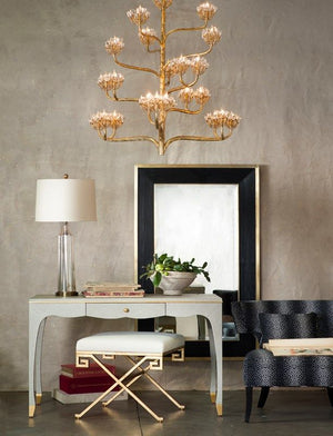 Agave Americana Gold Chandelier
