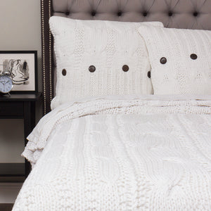Micah Coverlet - White