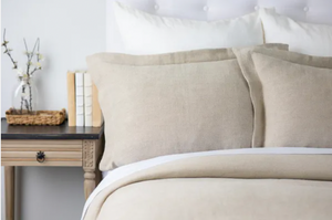 Iven Linen Coverlet-Natural