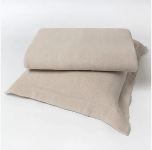 Iven Linen Coverlet-Natural