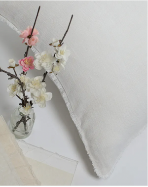 Ranier Linen Duvet Cover - Ivory