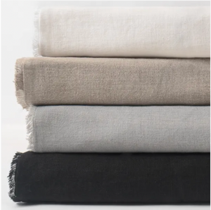 Ranier Linen Duvet - Asphalt