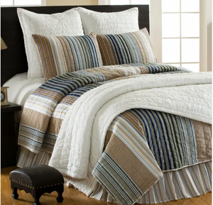 Ruched Quilt - Ivory