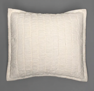 Ruched Quilt - Ivory