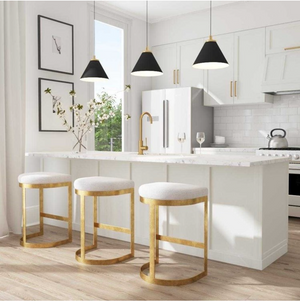 Ivanna Counter Stool , Gold
