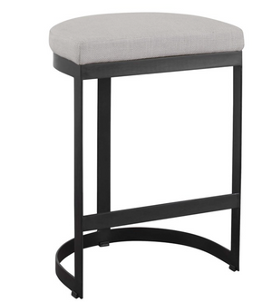 Ivanna Counter Stool, Black