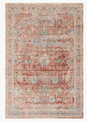 Claire-01 Red/Ivory