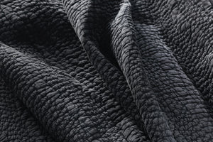 Slade Quilt- Asphalt