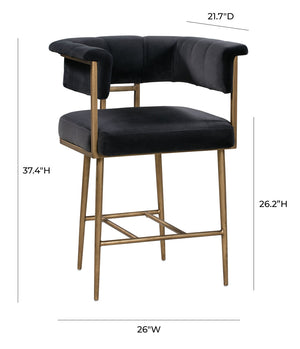 Astrid Grey Counter Stool