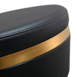 Astro Black Adjustable Stool