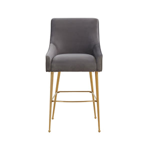 Beatrix Grey Bar Stool