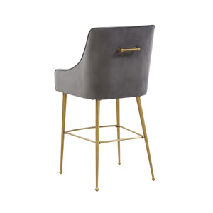 Beatrix Grey Bar Stool
