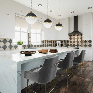 Beatrix Grey Bar Stool