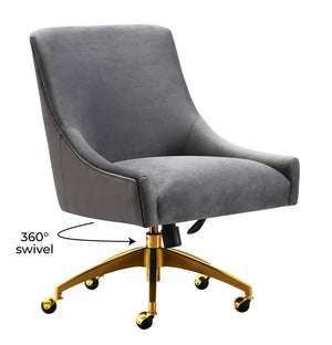 Beatrix Grey Office Swivel Chair
