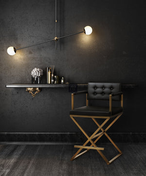 Director Counter Stool, Black