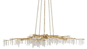 Forest Light Gold Chandelier
