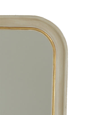 White & Gold Louis Philippe Wall Mirror