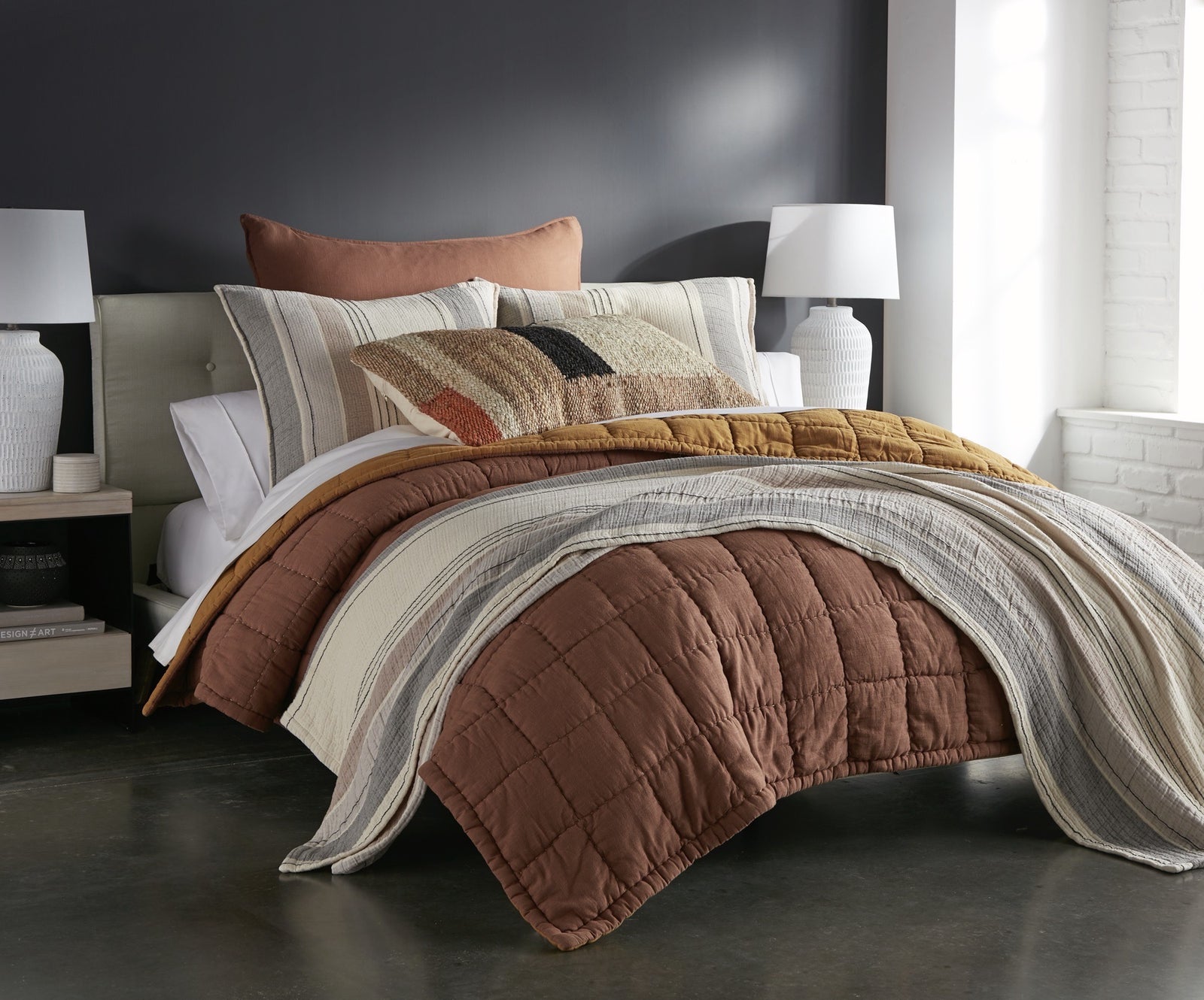 Spencer Quilt, Ochre