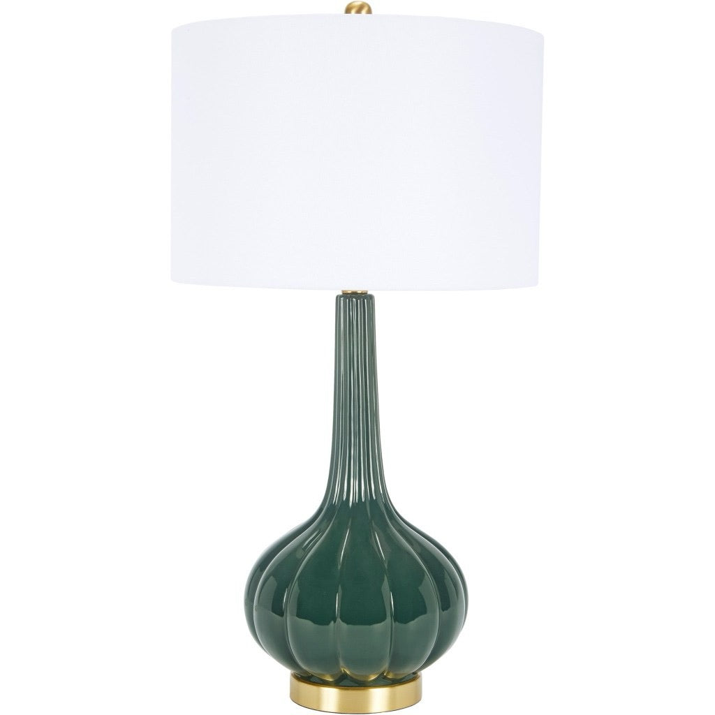 Stella Dark Greene Ceramic Lamp