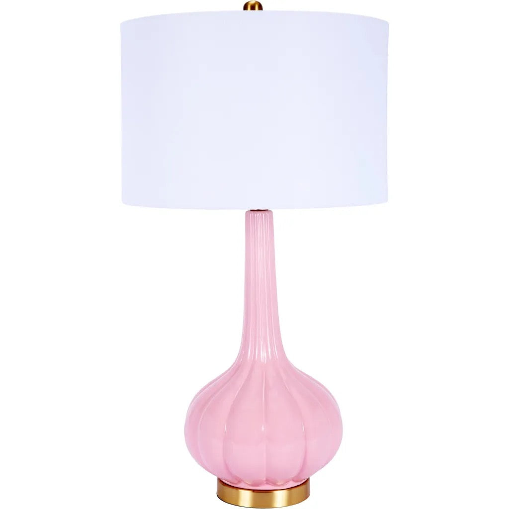 Stella Blush Pink Ceramic Lamp