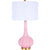 Stella Blush Pink Ceramic Lamp