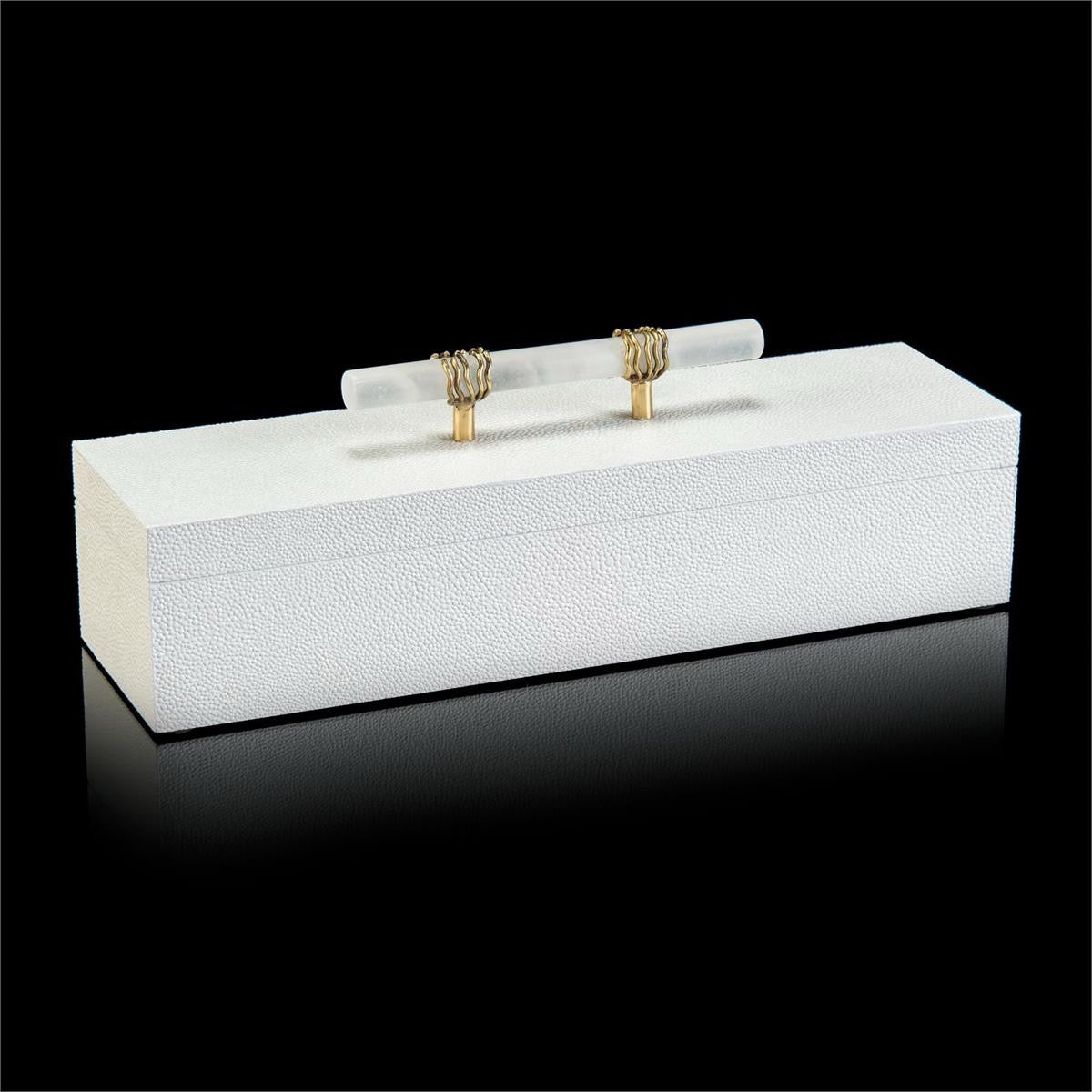 white box with alabaster