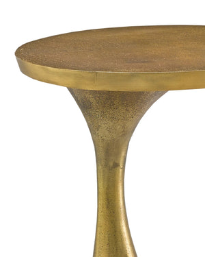 Ishaan Brass Accent Table