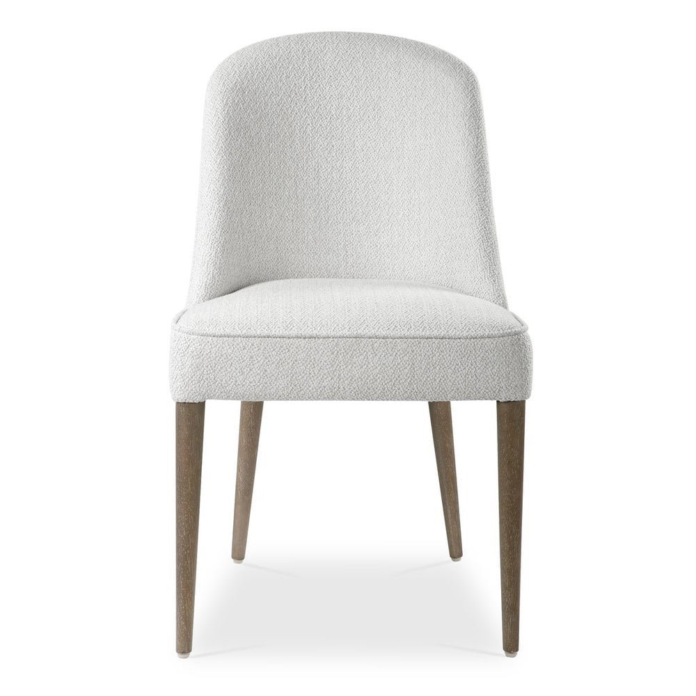 Brie Armless Chair, White (2 per box)