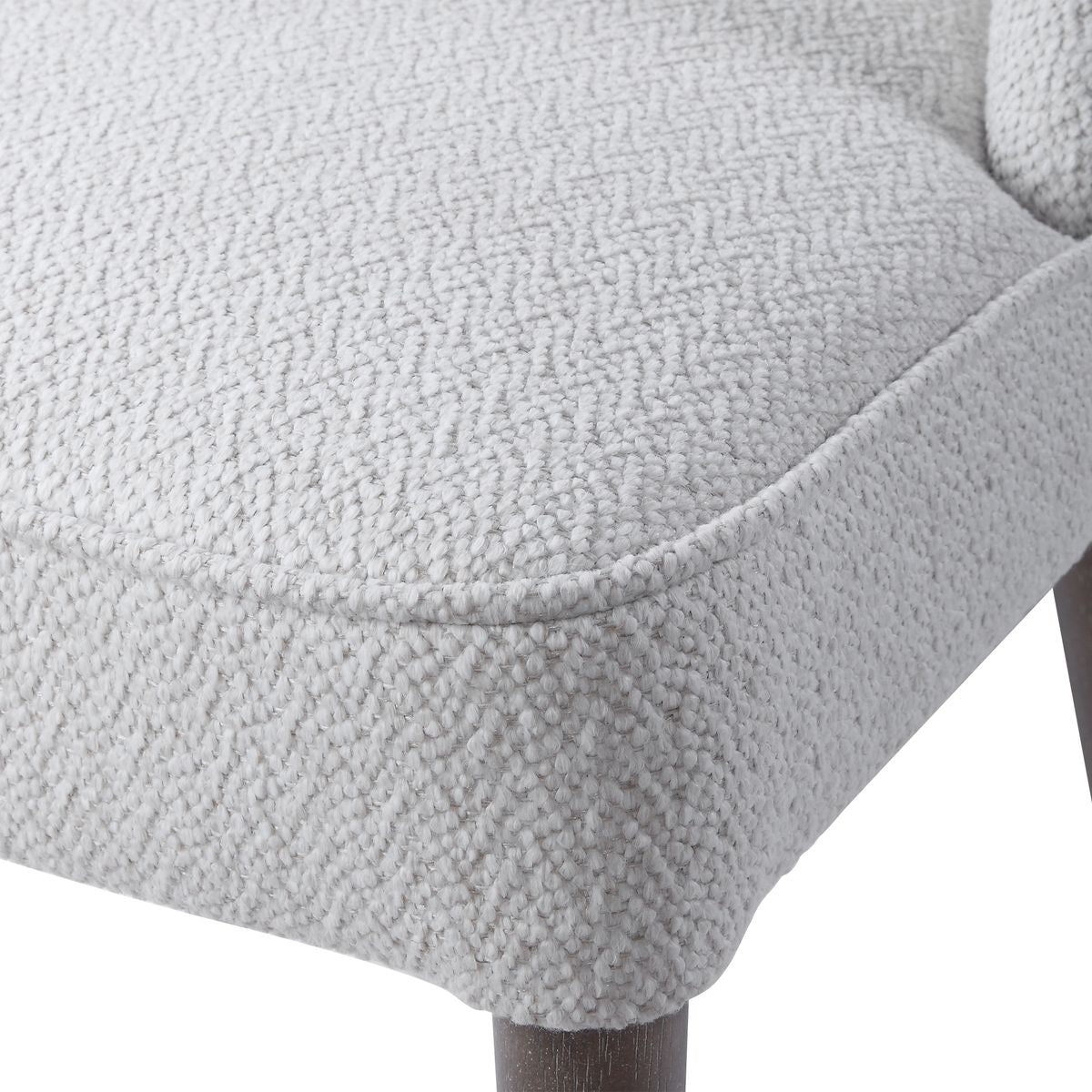 Brie Armless Chair, White (2 per box)