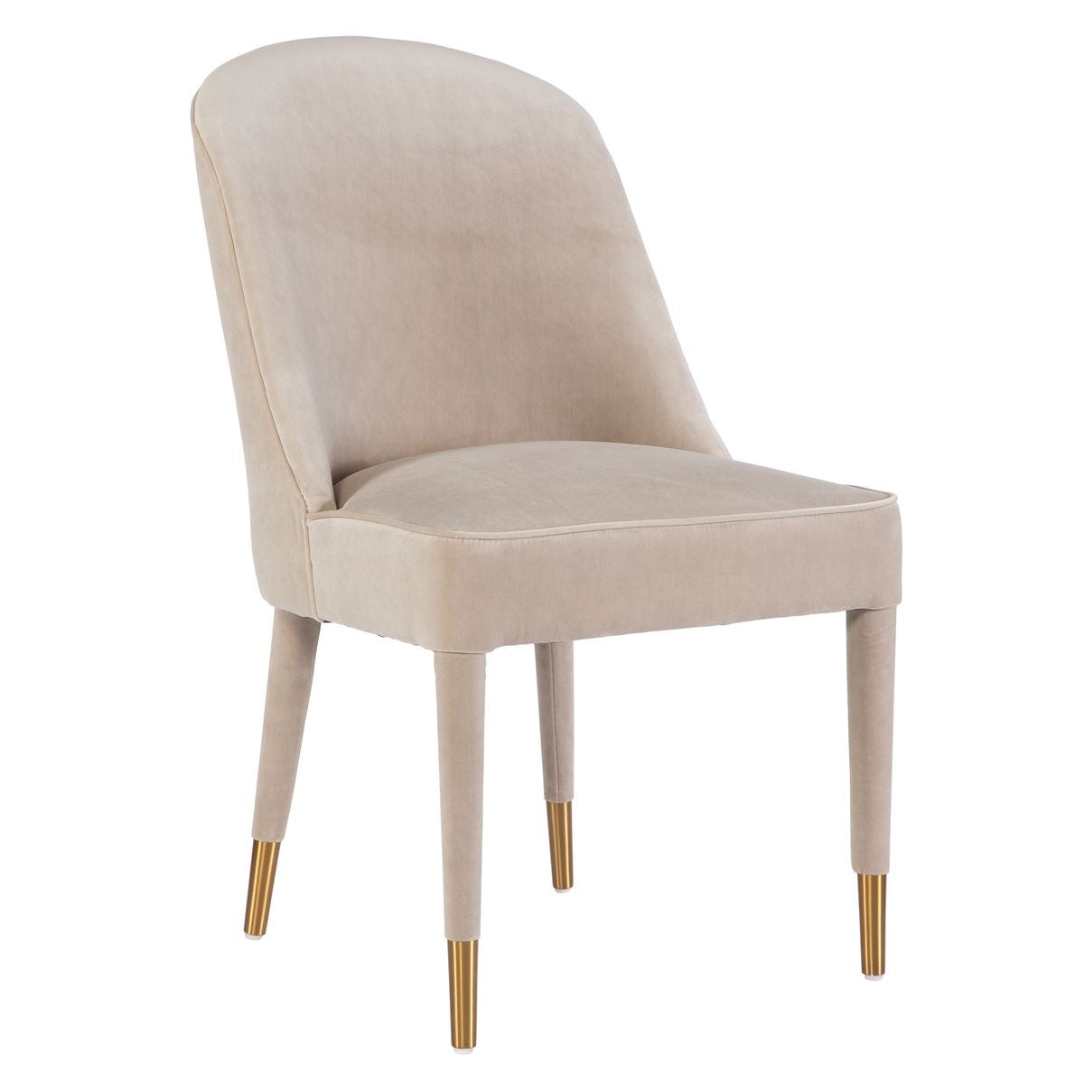 Brie Armless Chair, Champagne (2 per box)