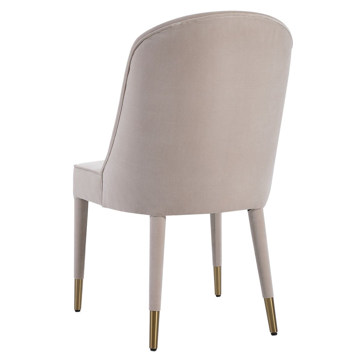 Brie Armless Chair, Champagne (2 per box)