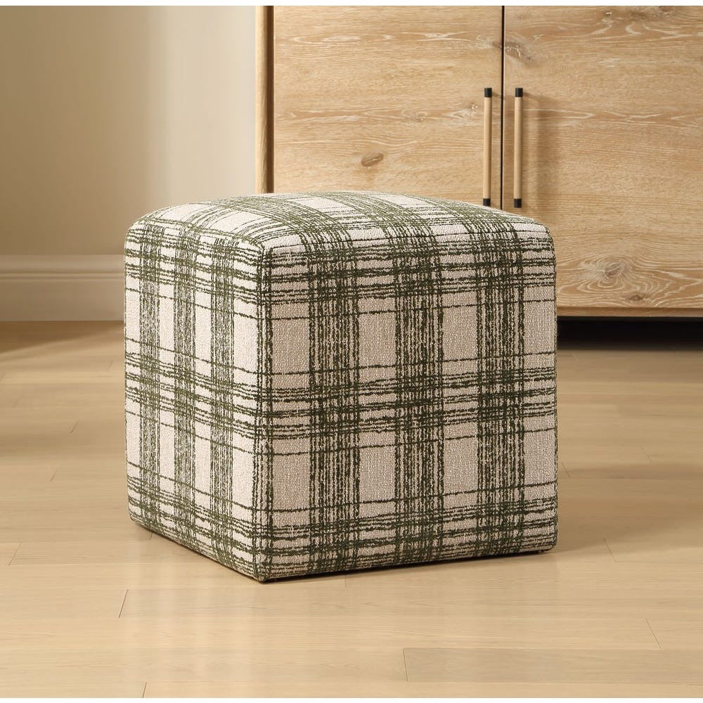 Joie Ottoman, ireland plaid