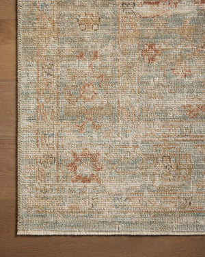 Heritage-06 Aqua/ Terracotta