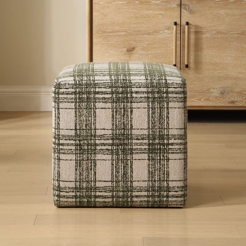 Joie Ottoman, ireland plaid