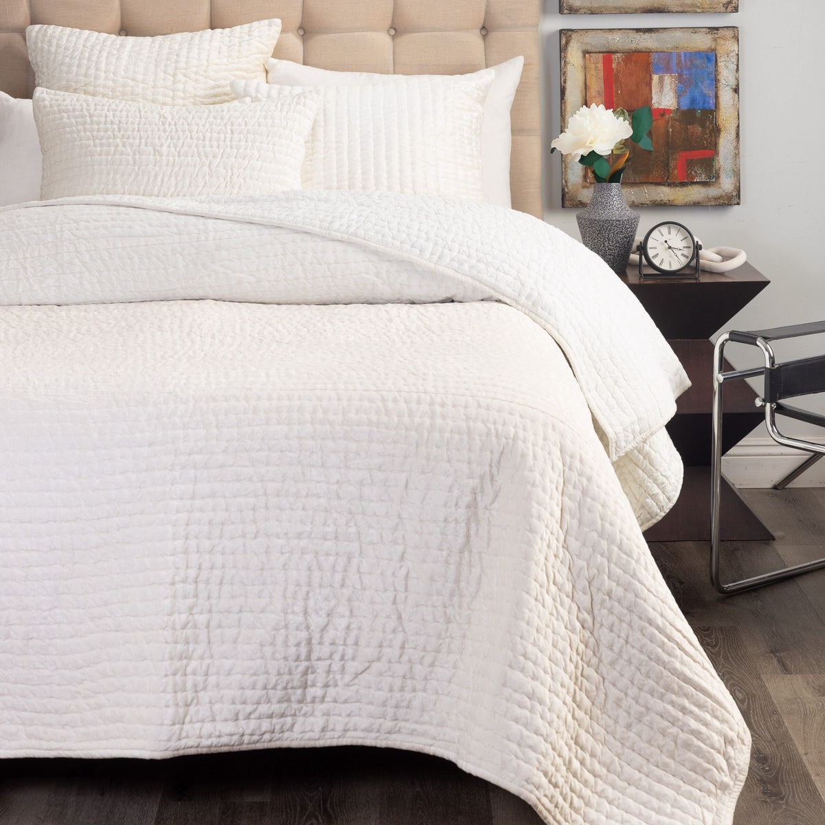 Baldwin Quilt, Ivory